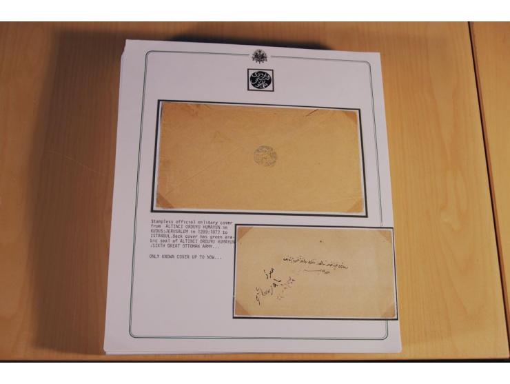 1873/1917 (ca.), Sammlung von rund 260 Briefen, Briefkarten, Karten, Ganzsachen und Ansichtskarten, dabei Telegramme, Reco, M