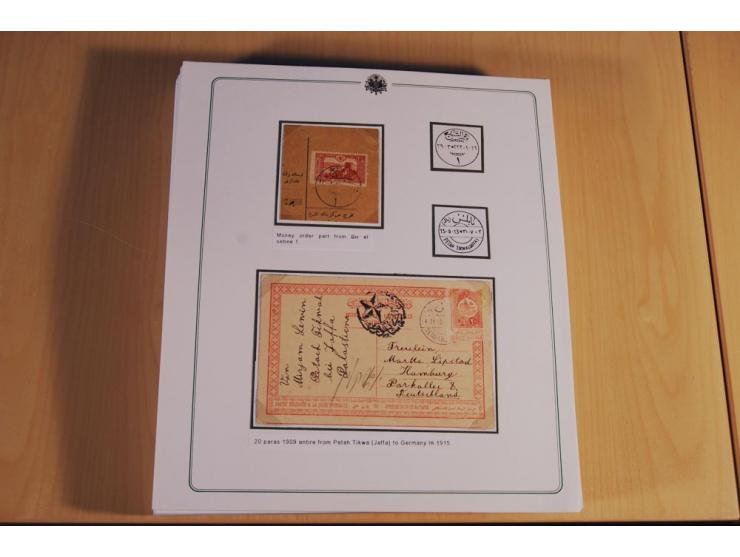1873/1917 (ca.), Sammlung von rund 260 Briefen, Briefkarten, Karten, Ganzsachen und Ansichtskarten, dabei Telegramme, Reco, M