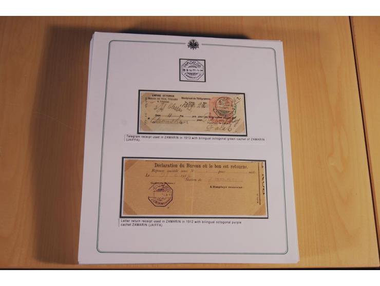 1873/1917 (ca.), Sammlung von rund 260 Briefen, Briefkarten, Karten, Ganzsachen und Ansichtskarten, dabei Telegramme, Reco, M