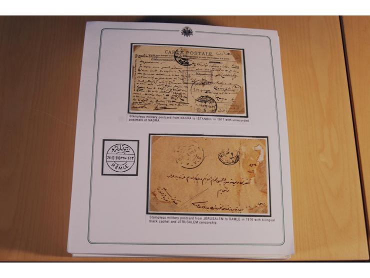 1873/1917 (ca.), Sammlung von rund 260 Briefen, Briefkarten, Karten, Ganzsachen und Ansichtskarten, dabei Telegramme, Reco, M