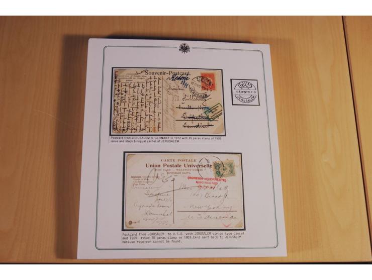 1873/1917 (ca.), Sammlung von rund 260 Briefen, Briefkarten, Karten, Ganzsachen und Ansichtskarten, dabei Telegramme, Reco, M
