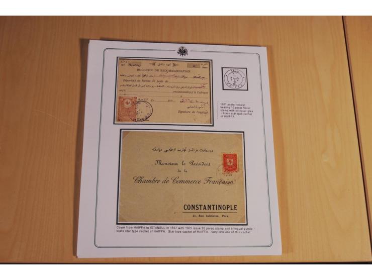 1873/1917 (ca.), Sammlung von rund 260 Briefen, Briefkarten, Karten, Ganzsachen und Ansichtskarten, dabei Telegramme, Reco, M