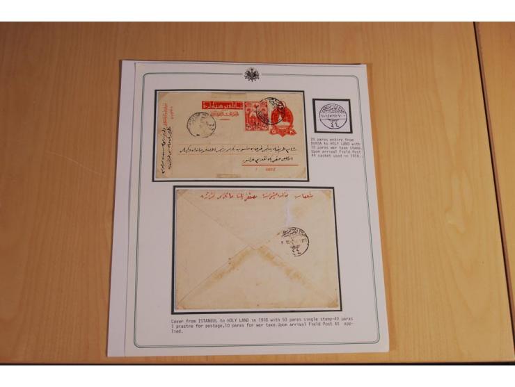 1873/1917 (ca.), Sammlung von rund 260 Briefen, Briefkarten, Karten, Ganzsachen und Ansichtskarten, dabei Telegramme, Reco, M