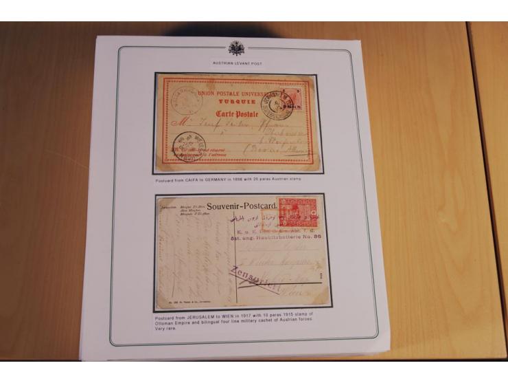 1873/1917 (ca.), Sammlung von rund 260 Briefen, Briefkarten, Karten, Ganzsachen und Ansichtskarten, dabei Telegramme, Reco, M