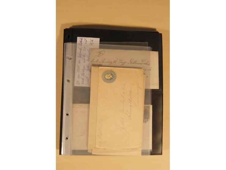 1847/93, gestempelte reichhaltige Sammlung mit Konföderierten Staaten sowie einer ganzen Reihe von zum Teil interessanten Bri