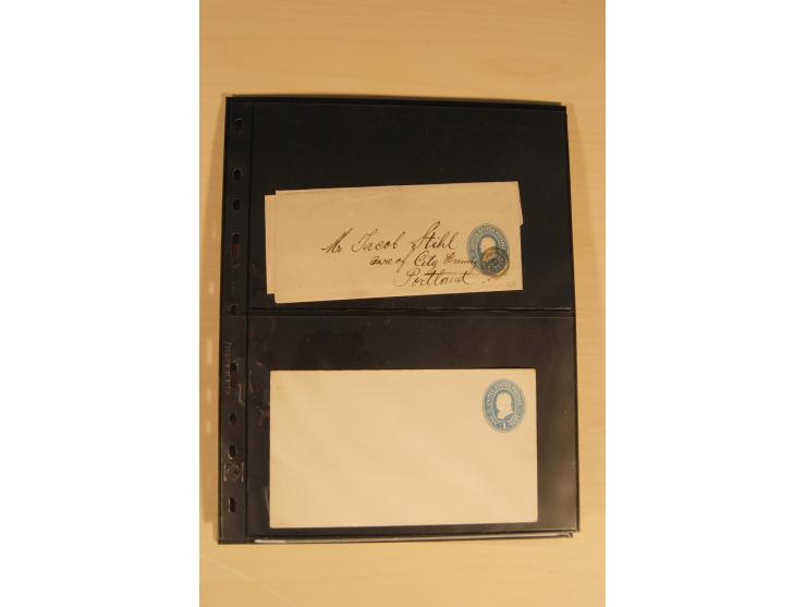 1847/93, gestempelte reichhaltige Sammlung mit Konföderierten Staaten sowie einer ganzen Reihe von zum Teil interessanten Bri