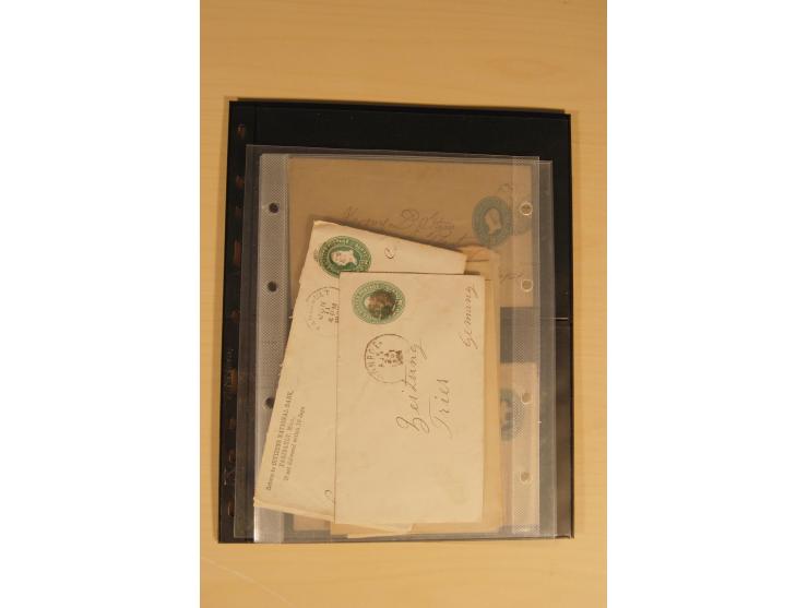 1847/93, gestempelte reichhaltige Sammlung mit Konföderierten Staaten sowie einer ganzen Reihe von zum Teil interessanten Bri