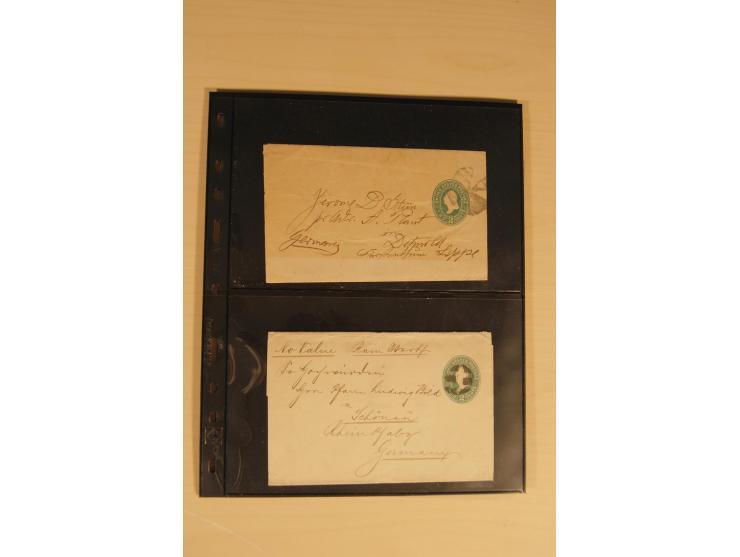 1847/93, gestempelte reichhaltige Sammlung mit Konföderierten Staaten sowie einer ganzen Reihe von zum Teil interessanten Bri