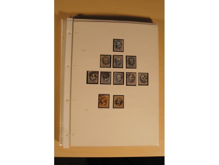 1847/93, gestempelte reichhaltige Sammlung mit Konföderierten Staaten sowie einer ganzen Reihe von zum Teil interessanten Bri