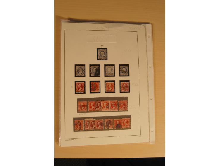 1847/93, gestempelte reichhaltige Sammlung mit Konföderierten Staaten sowie einer ganzen Reihe von zum Teil interessanten Bri