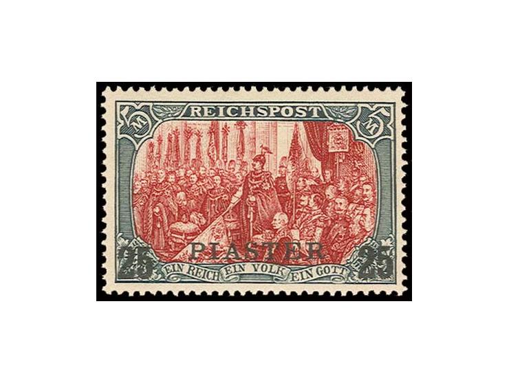 1900, 25 Pia., Type II, postfrisch, Kabinett, Fotoattest Jäschke-L. BPP (Mi. 650,-)