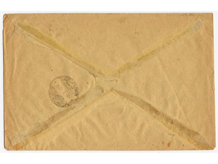 "1. EXPEDITIONSKORPS 29.9.16" auf portofreiem Dienst-R-Brief (R-Zettel Nr. 134, die Buchstaben R.M. durchstrichen) vom Rechnu