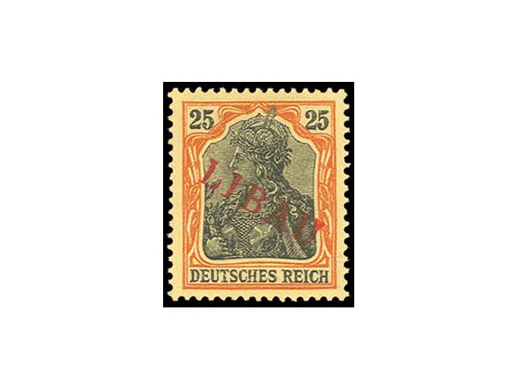 25 Pfg., ungebraucht, Pracht, sign. Köhler und Kosack (Mi. 600,-)