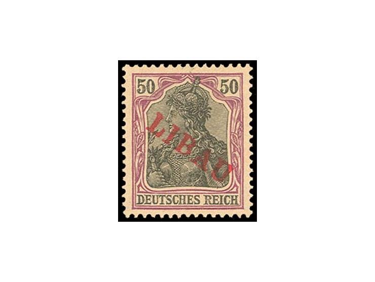 50 Pfg., ungebraucht, Pracht, sign. Köhler und Kosack (Mi. 600,-)