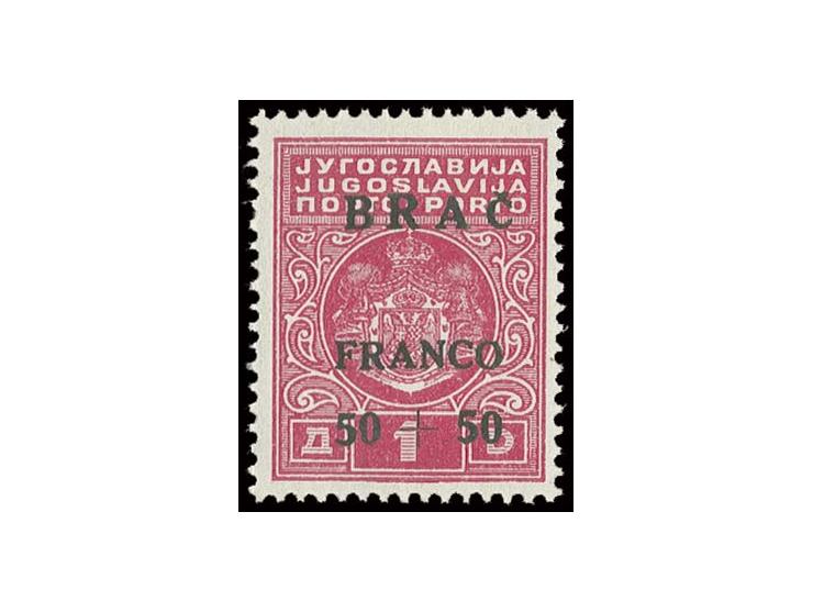 1944, Insel-Nothilfe 4-50 K., ungebraucht mit kleinen Haftstellen, Pracht