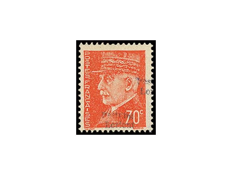 70 C. mit doppeltem Aufdruck, sauber ungebraucht, Pracht, sign. Pickenpack