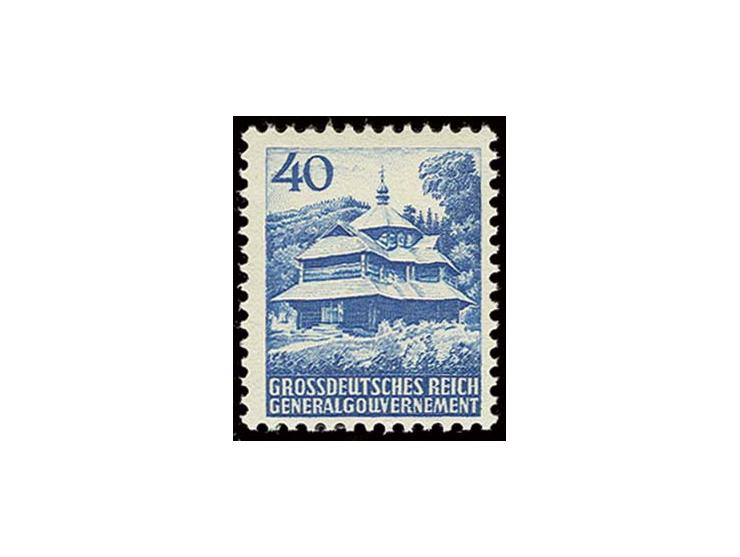 1944, Unverausgabte 6-40 Gr. kpl., postfrisch, Kabinett