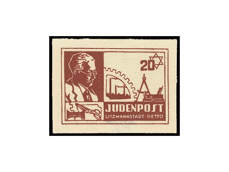 LITZMANNSTADT: 1944, 5-20 Pfg., ungebraucht, Pracht, sign. Jungjohann BPP