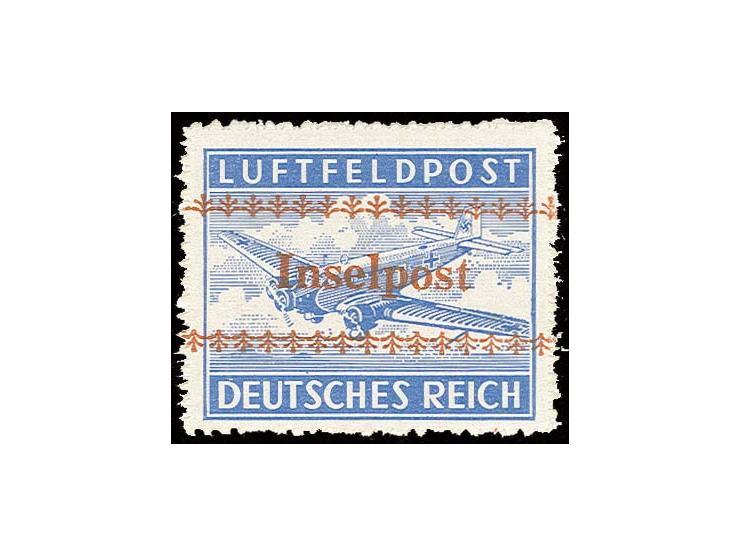 1944, Kreta durchstochen, postfrisch in einwandfreier Erhaltung, selten, Pracht, Fotoattest Mogler BPP (Mi. 3000,-)