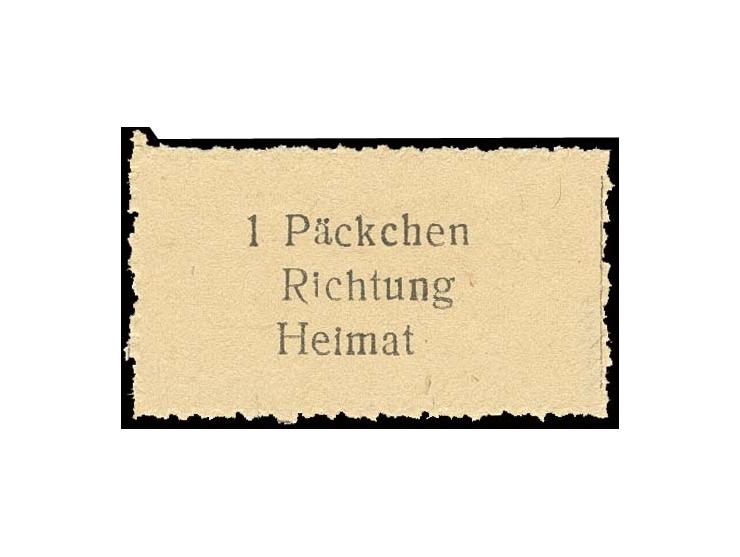 1943, Krim-Päckchenmarke, Type I, ungebraucht ohne Gummi wie verausgabt, übliche Zähnung, Pracht, sign. Pickenpack (Mi. 1600,