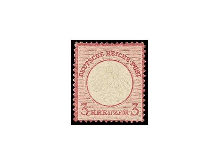 3 Kr. karmin, ungebraucht, Pracht, sign. Pfenniger