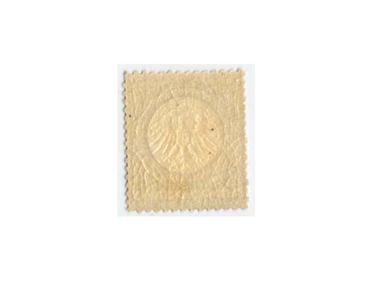 18 Kr. ockerbraun in frischer Farbe mit guter Prägung, postfrisch, bis auf zwei leicht verkürzte Zähne üblich gezähnt, Fotoat