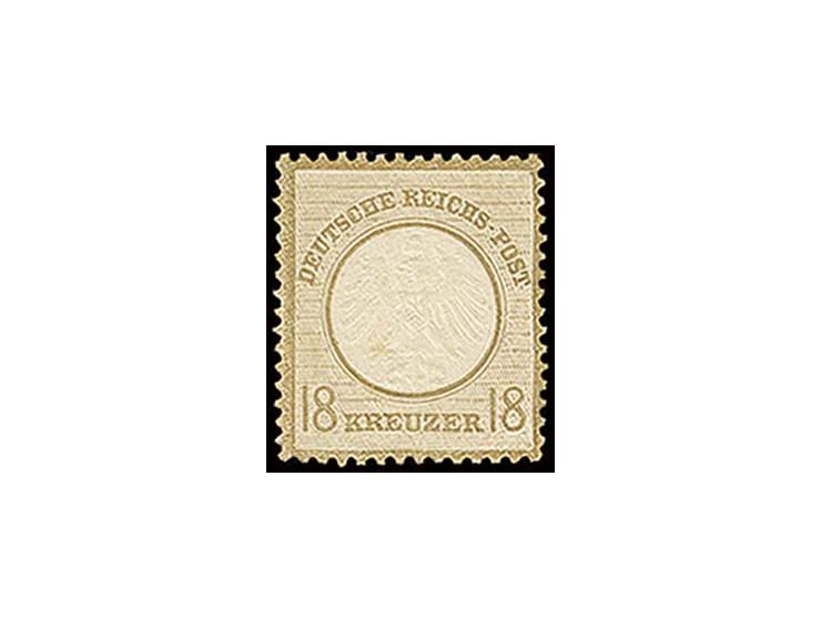 18 Kr. ockerbraun, farbfrisch und gut geprägt, sauber ungebraucht, Pracht, Fotoattest Brugger BPP