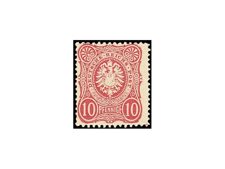 10 Pfge. karmin, postfrisch, Pracht, Fotobefund Wiegand BPP (Mi. 400,-)