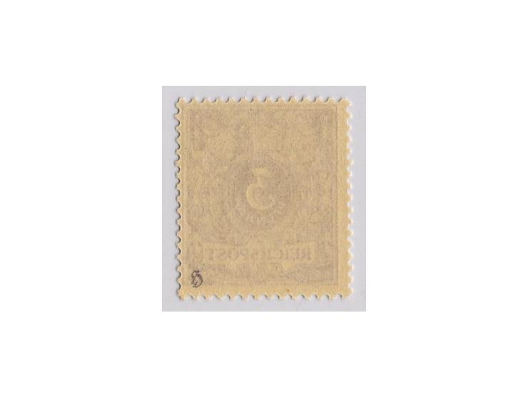 3 Pfg. rötlichocker, postfrisch, Kabinett, Fotobefund Zenker BPP (Mi. 500,-)