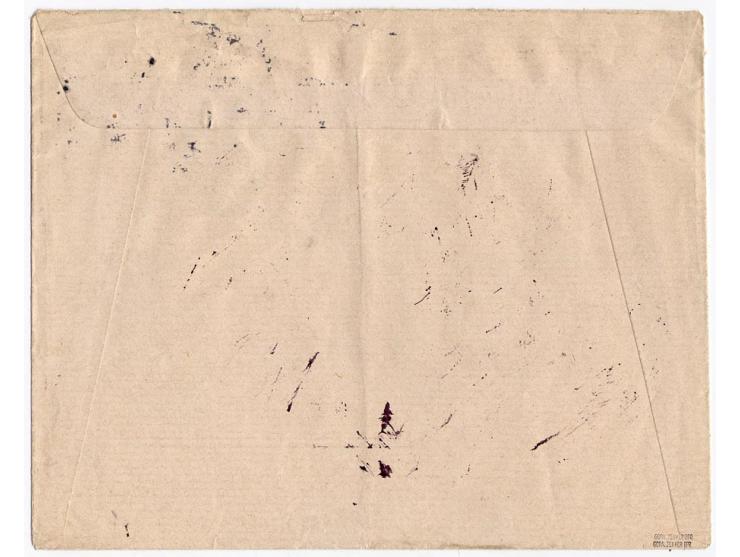 5 Pfg. dunkelgrün mit 1889, 25 Pfg. lebhaftgelbbraun (scharfe Prägung) auf sehr dekorativem Firmenumschlag als R-Brief von "L