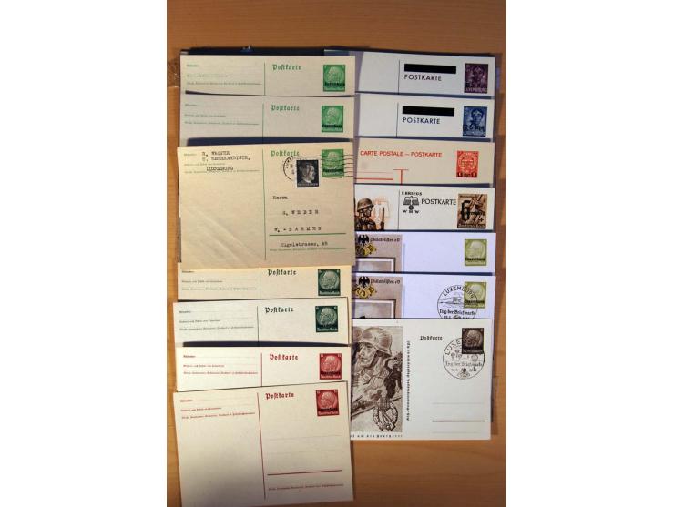 DEUTSCHE NEBENGEBIETE: 1920-45, kleine Sammlung mit Saar, Danzig, Abstimmungsgebiete und Besetzung I./II. WK, meist ungebrauc