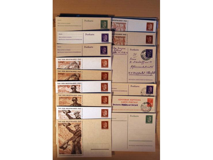 DEUTSCHE NEBENGEBIETE: 1920-45, kleine Sammlung mit Saar, Danzig, Abstimmungsgebiete und Besetzung I./II. WK, meist ungebrauc