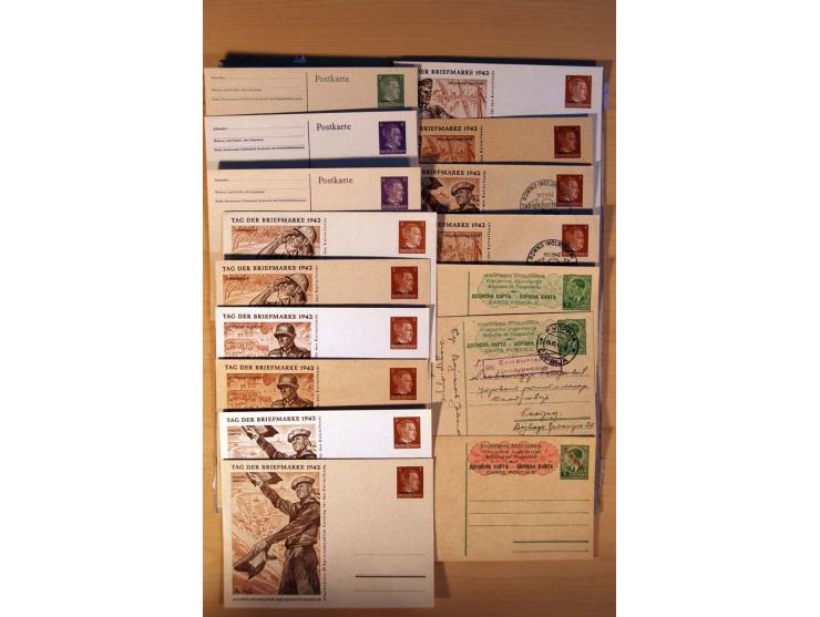 DEUTSCHE NEBENGEBIETE: 1920-45, kleine Sammlung mit Saar, Danzig, Abstimmungsgebiete und Besetzung I./II. WK, meist ungebrauc