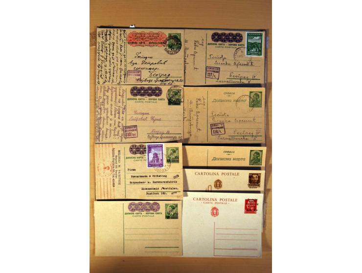 DEUTSCHE NEBENGEBIETE: 1920-45, kleine Sammlung mit Saar, Danzig, Abstimmungsgebiete und Besetzung I./II. WK, meist ungebrauc