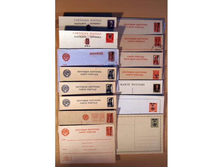 DEUTSCHE NEBENGEBIETE: 1920-45, kleine Sammlung mit Saar, Danzig, Abstimmungsgebiete und Besetzung I./II. WK, meist ungebrauc