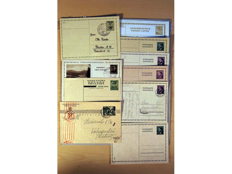 DEUTSCHE NEBENGEBIETE: 1920-45, kleine Sammlung mit Saar, Danzig, Abstimmungsgebiete und Besetzung I./II. WK, meist ungebrauc