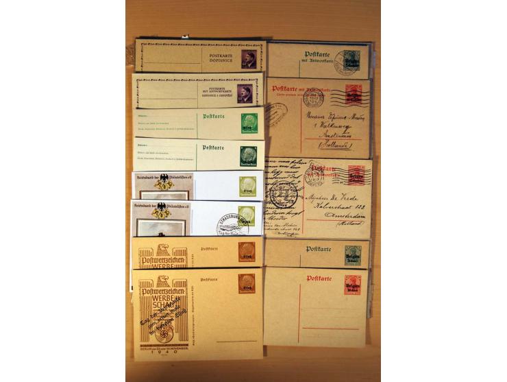 DEUTSCHE NEBENGEBIETE: 1920-45, kleine Sammlung mit Saar, Danzig, Abstimmungsgebiete und Besetzung I./II. WK, meist ungebrauc