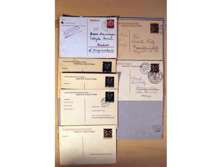 DEUTSCHE NEBENGEBIETE: 1920-45, kleine Sammlung mit Saar, Danzig, Abstimmungsgebiete und Besetzung I./II. WK, meist ungebrauc