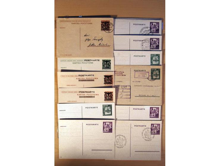 DEUTSCHE NEBENGEBIETE: 1920-45, kleine Sammlung mit Saar, Danzig, Abstimmungsgebiete und Besetzung I./II. WK, meist ungebrauc