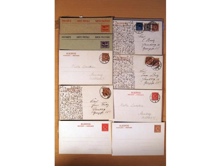 DEUTSCHE NEBENGEBIETE: 1920-45, kleine Sammlung mit Saar, Danzig, Abstimmungsgebiete und Besetzung I./II. WK, meist ungebrauc