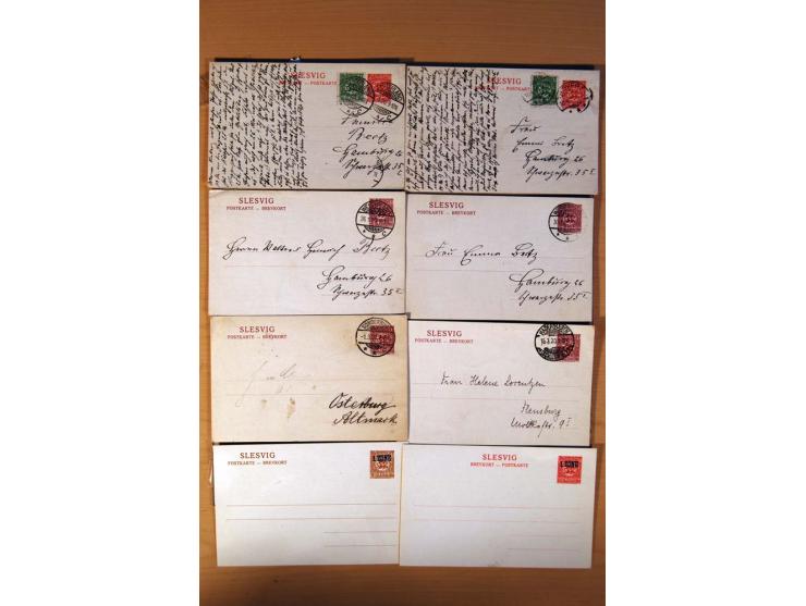 DEUTSCHE NEBENGEBIETE: 1920-45, kleine Sammlung mit Saar, Danzig, Abstimmungsgebiete und Besetzung I./II. WK, meist ungebrauc