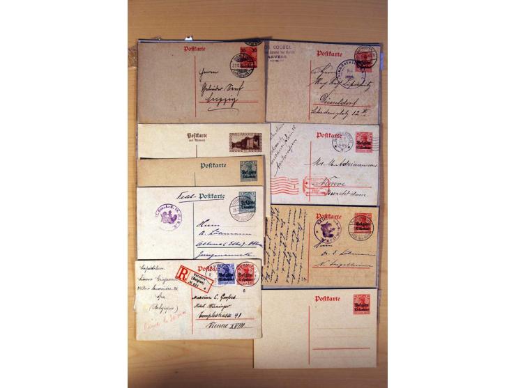 DEUTSCHE NEBENGEBIETE: 1920-45, kleine Sammlung mit Saar, Danzig, Abstimmungsgebiete und Besetzung I./II. WK, meist ungebrauc