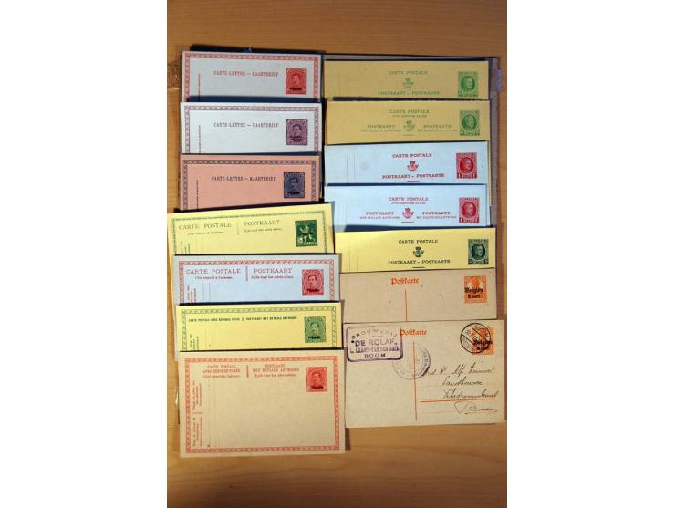 DEUTSCHE NEBENGEBIETE: 1920-45, kleine Sammlung mit Saar, Danzig, Abstimmungsgebiete und Besetzung I./II. WK, meist ungebrauc
