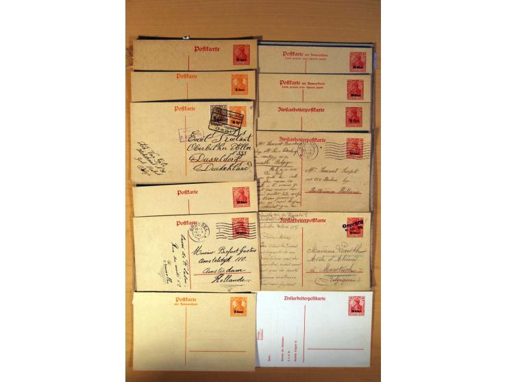 DEUTSCHE NEBENGEBIETE: 1920-45, kleine Sammlung mit Saar, Danzig, Abstimmungsgebiete und Besetzung I./II. WK, meist ungebrauc