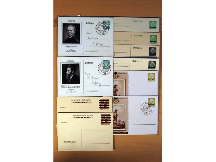 DEUTSCHE NEBENGEBIETE: 1920-45, kleine Sammlung mit Saar, Danzig, Abstimmungsgebiete und Besetzung I./II. WK, meist ungebrauc