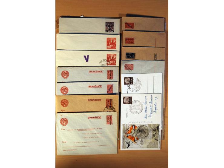 DEUTSCHE NEBENGEBIETE: 1920-45, kleine Sammlung mit Saar, Danzig, Abstimmungsgebiete und Besetzung I./II. WK, meist ungebrauc