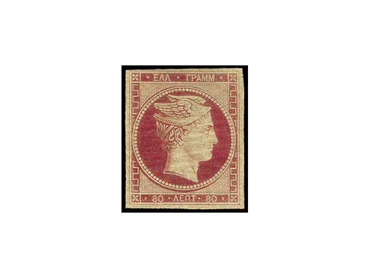 80 l. carmine, unused o.g.