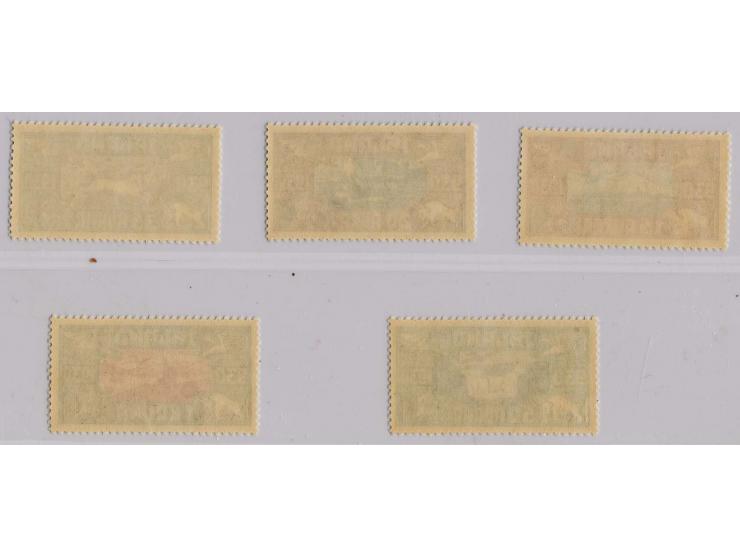 Airmail Allthing 15 a.-1 kr. cpl., unmounted mint, very fine (Mi. 380,-)