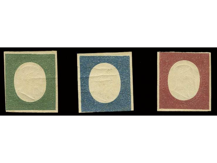1854, not issued 5-40 C., unused with original gum, 20c. slightly touched at bottom, otherwise fine, signed and certificate S