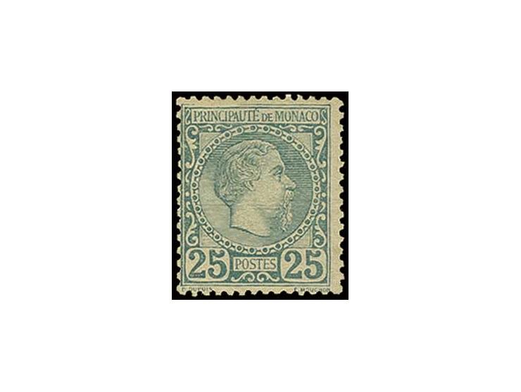 1885, Charles 25 c. vert, neuf, très beau, signé Hartmann (Mi. 750,-)